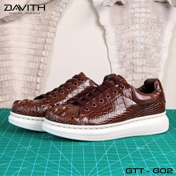 Giày thể thao cao cấp da gù cá sấu loại 1 - GTT-G02